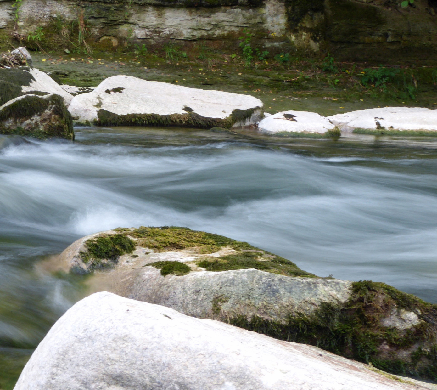 Quiet waters of river Töss