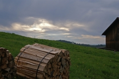 Great sky over the farm